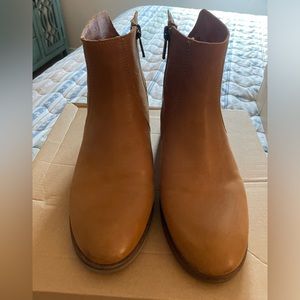 Lucky Brand Topanga Tan Leather Bootie